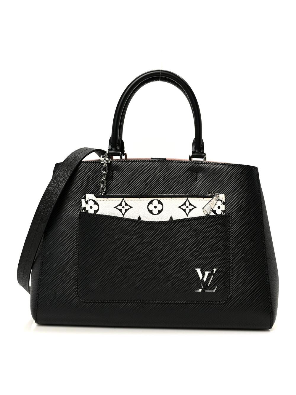 Louis Vuitton Epi Marelle Tote Mm Black #262735L27B